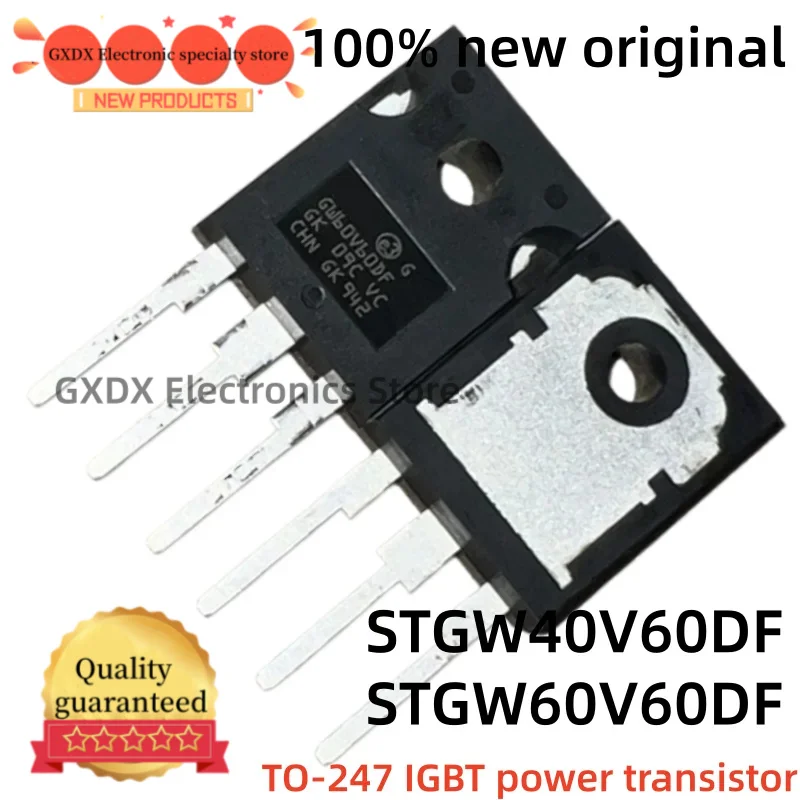 5-10Uds 100% new quality STGW60V60DF GW60V60DF TO-247 STGW60V60 STGW40V60DF TO247 IGBT power transistor
