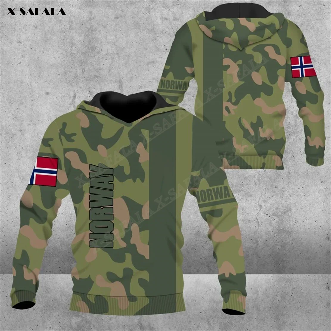 

Flag Gift NORWAY Veteran Camo ARMY Solidier 3D Print Hoodie Men Shirt Pullover Sweatshirt Hooded Jersey Tracksuits Outwear Coat