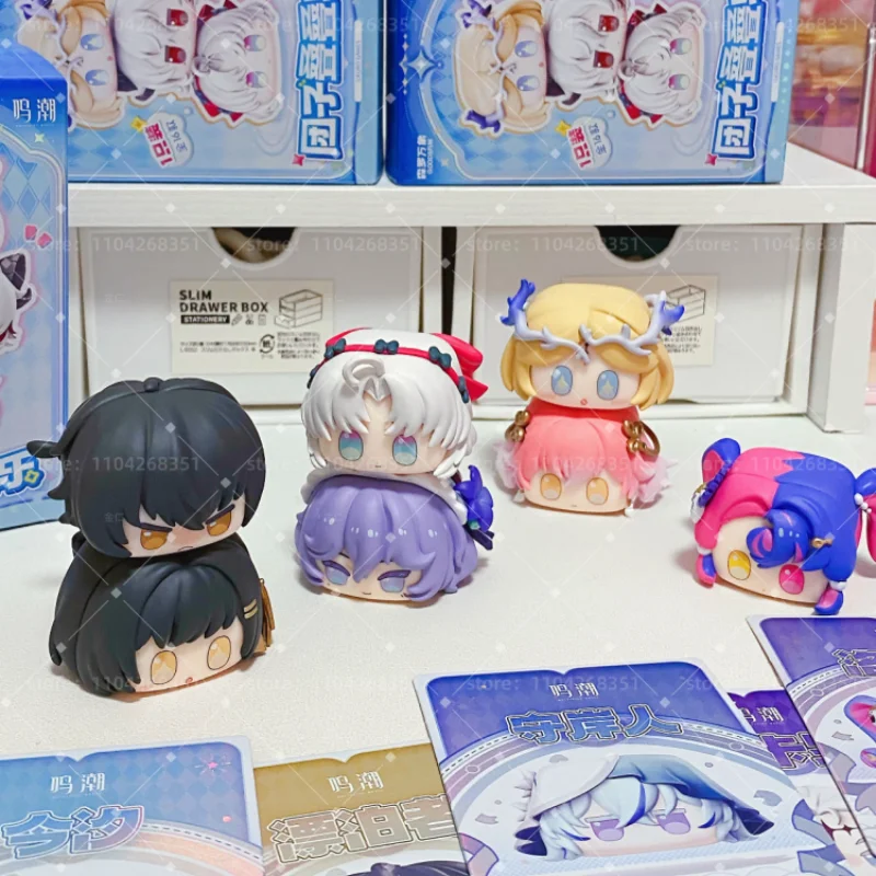 Echte Wuthering Waves Mini Series Blind Box Kawaii Mystery Box Leuke decoratie Anime Figure Collection Leuk speelgoed Kerstcadeau