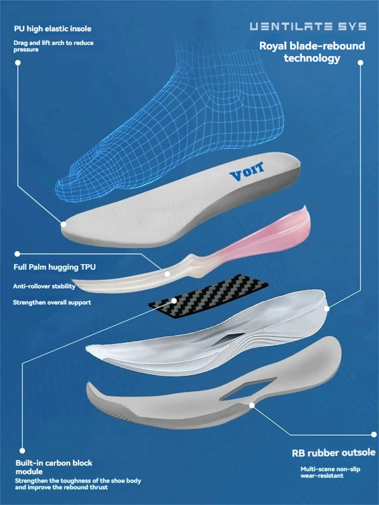 Unisex Rotation Buckle Tennis/ - Shoe Non Slip Badminton ulasan dan harga