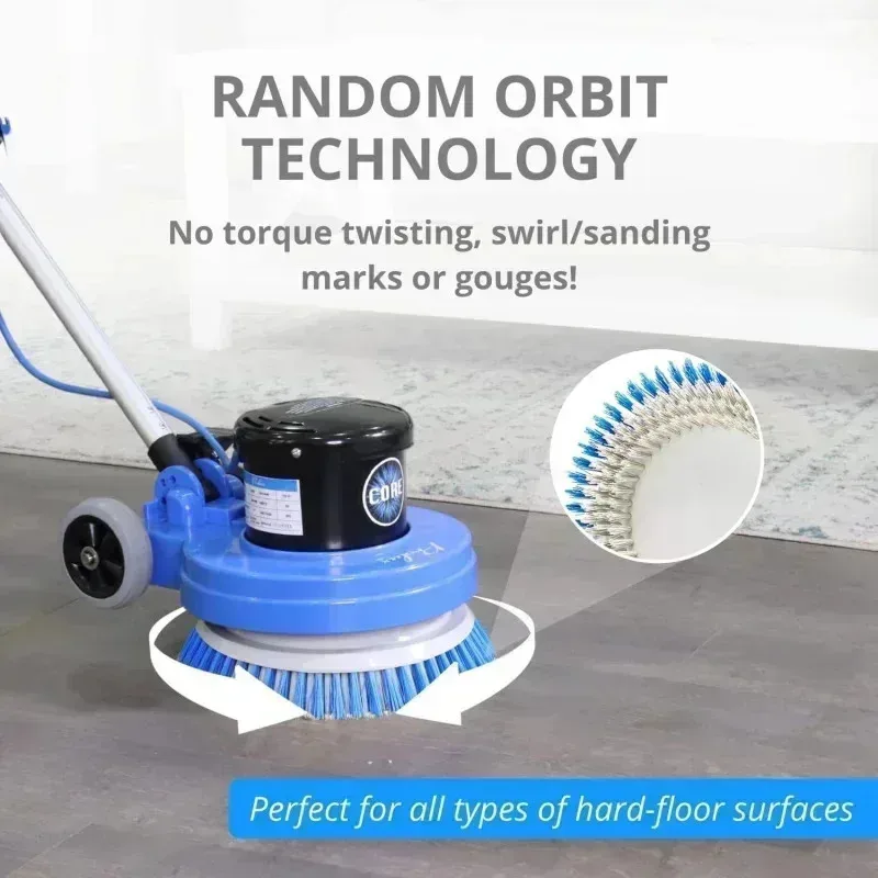QZA4-Prolux Core Floor Buffer - Heavy Duty Single Pad Commercial Floor Polisher and Tile Scrubber,
