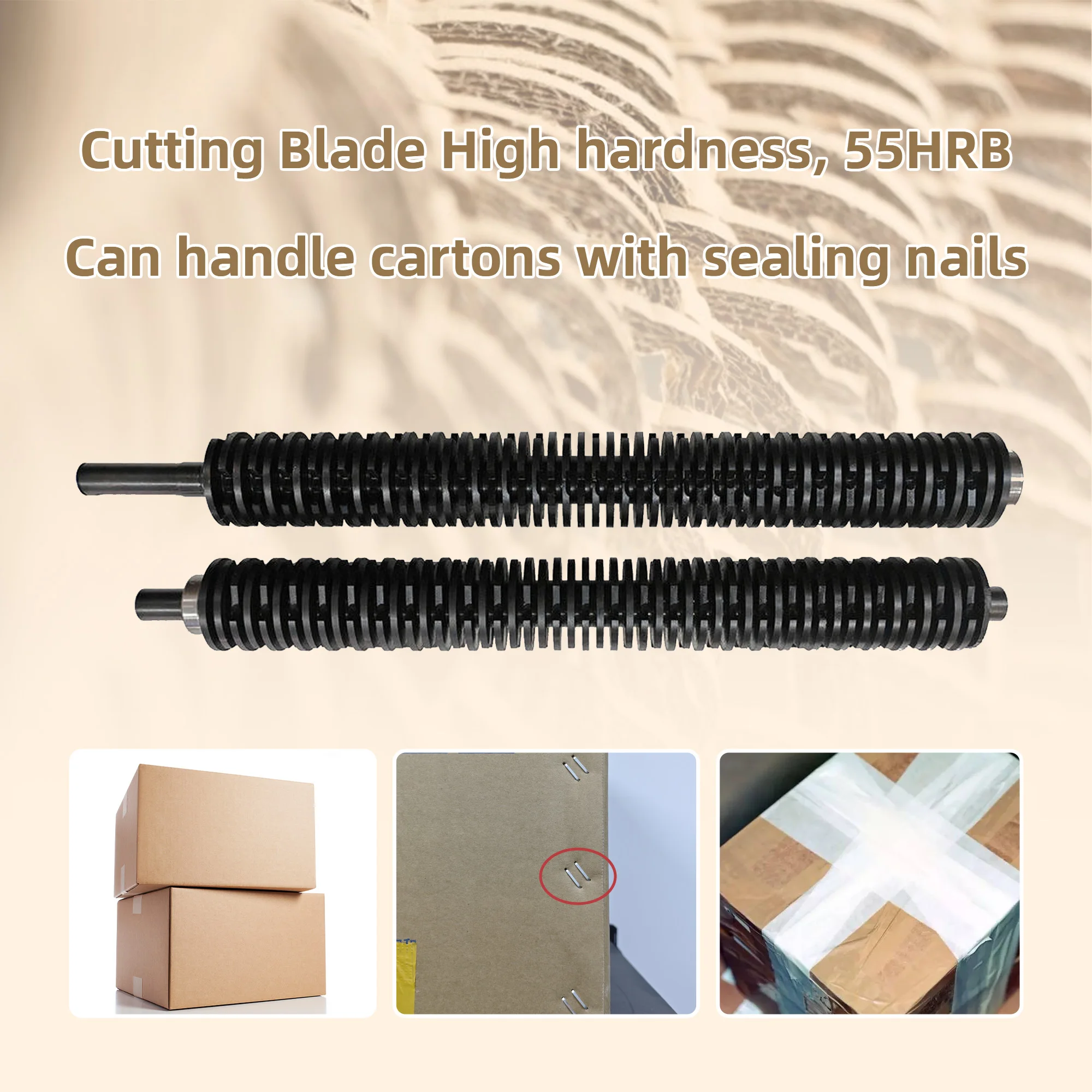 Trituradora de tarjetas de visita de cartón de corte corrugado de papel Kraft casero biodegradable de 325 mm para embalaje