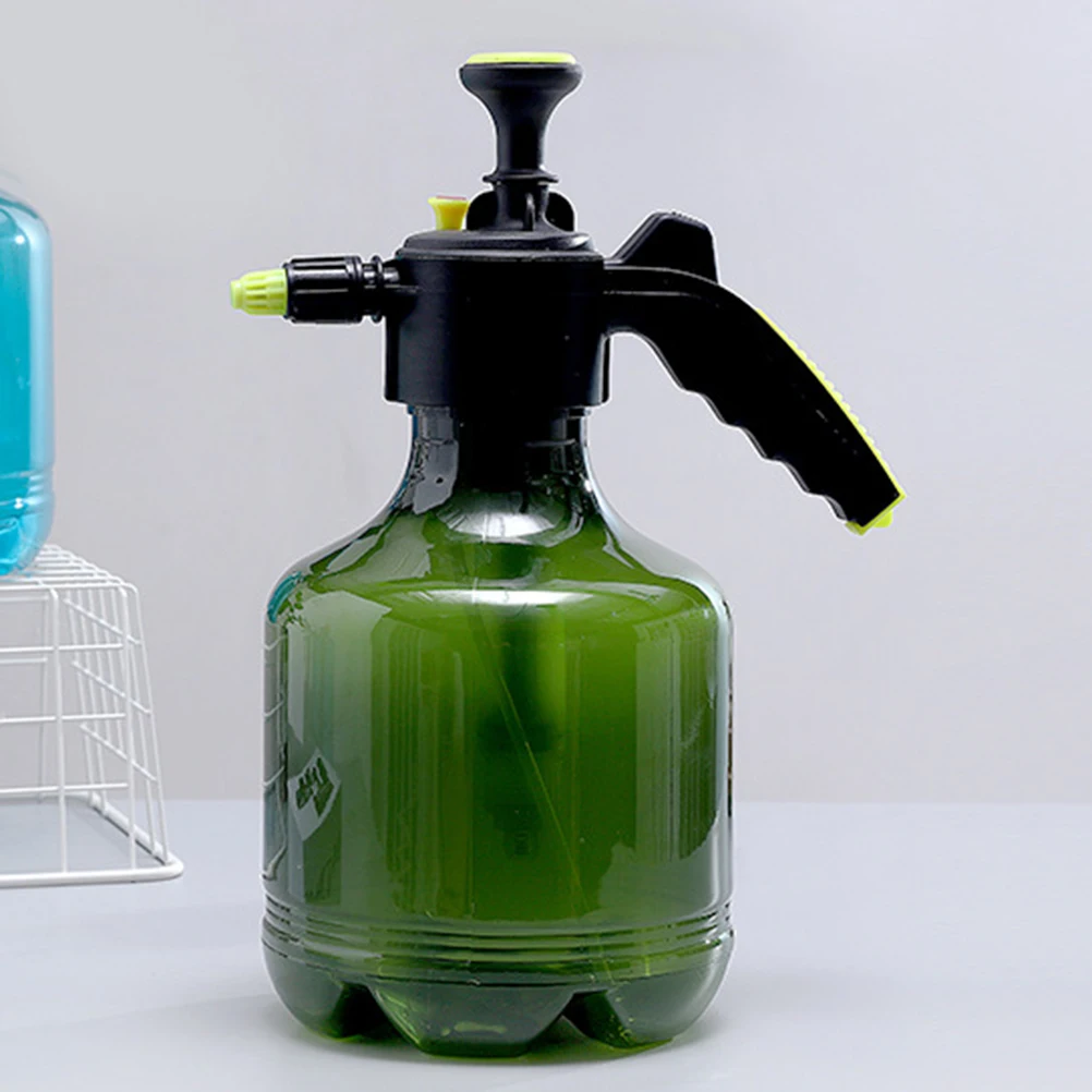 

1pc 3L Plastic Watering Can Durable Large Volume Garden Flower Sprayer Car Cleaning Hairdressing Pneumatic Design Green