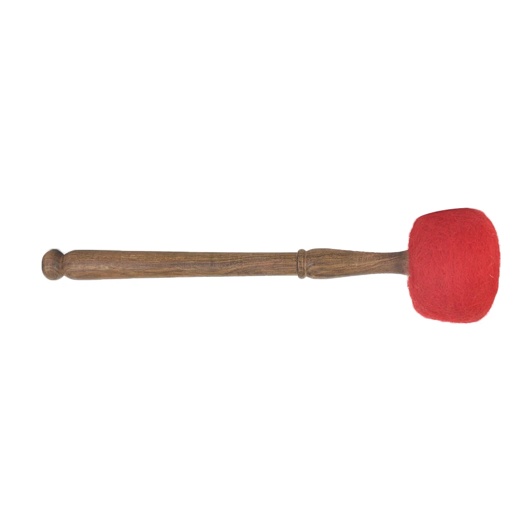 Handmade Wood Handle Wool Felt Hammer Beater for Singing Bowl Parts