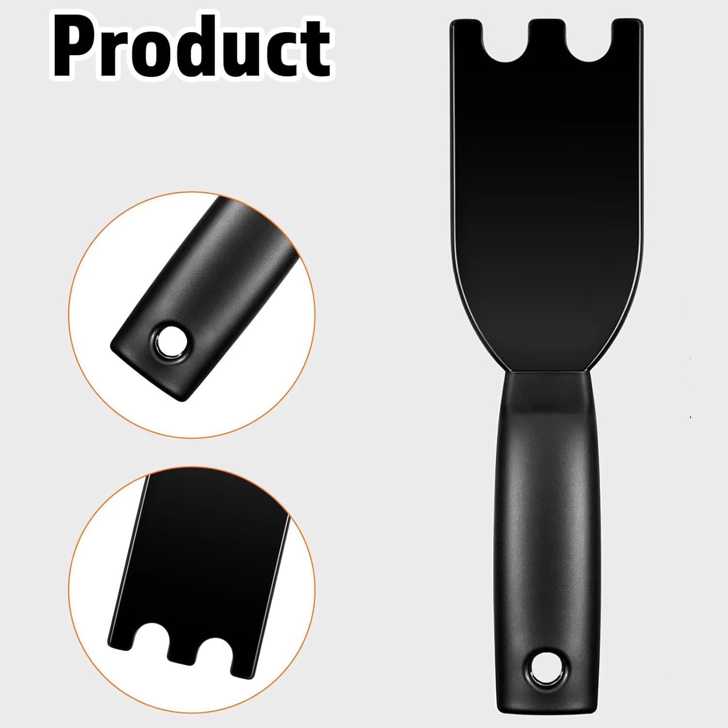 Espátula raspadora de grelha para george foreman e outras grades internas, escova de limpeza antiaderente, ferramenta de grelha interna de nylon com ranhuras