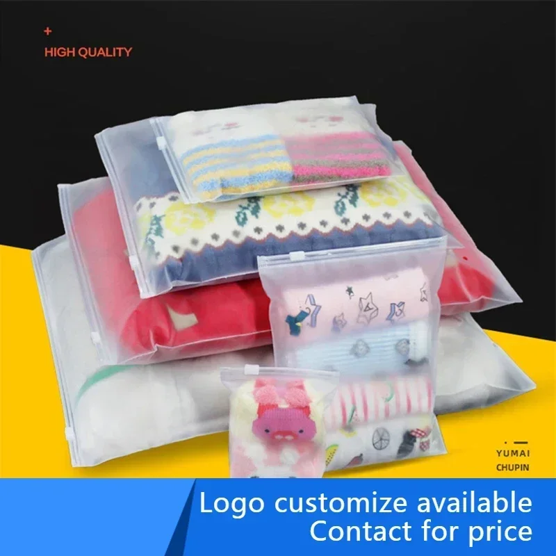 

20 pcs Portable Translucent Plastic Package Cloth Travel Storage Pouch Waterproof Bag Zip Suitcase Cloth Organizer Packaging