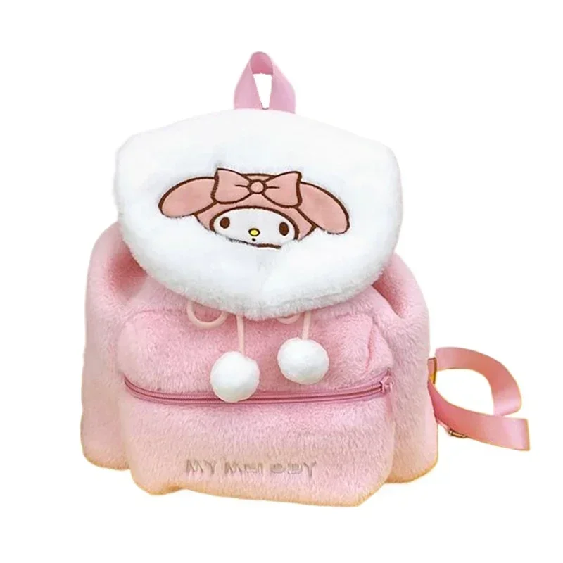 Saniro Kawaii Ransel untuk Wanita Mewah Hello Kitty Melody Tas Sekolah Siswa TK Tas Desainer Tren Fashion