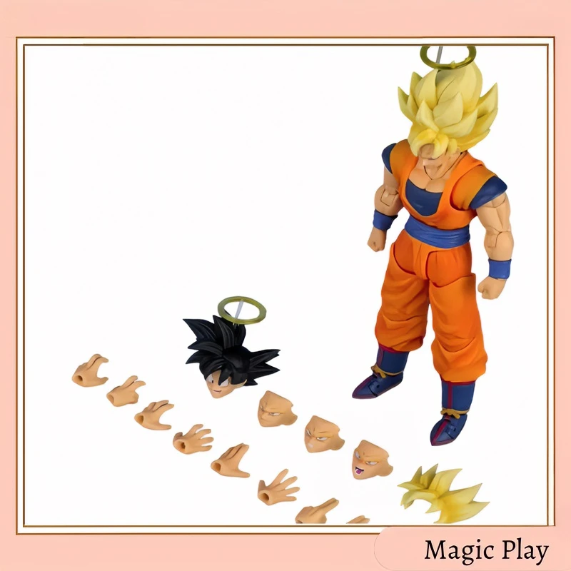

Demoniacal Fit Dragon Fist Explosion Super Saiyan 4 Son Goku Movable Action Figure with Dragon Effect Base Collectible Model Toy