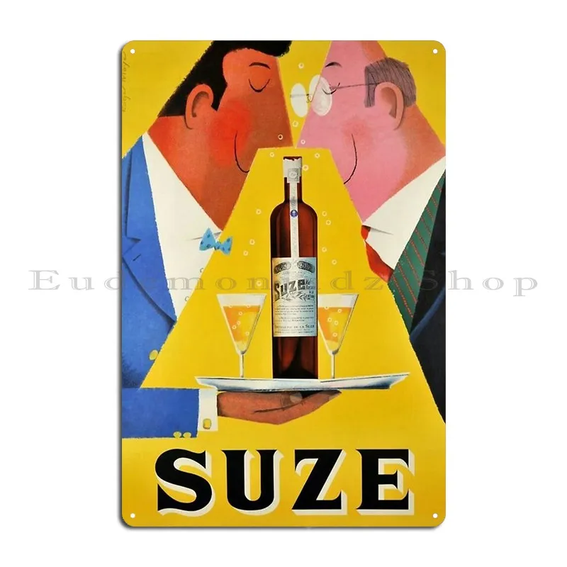 Suze Advertising Poster Vintage Metal Plaque Mural Customize Party Garage Club Club Tin Sign Poster