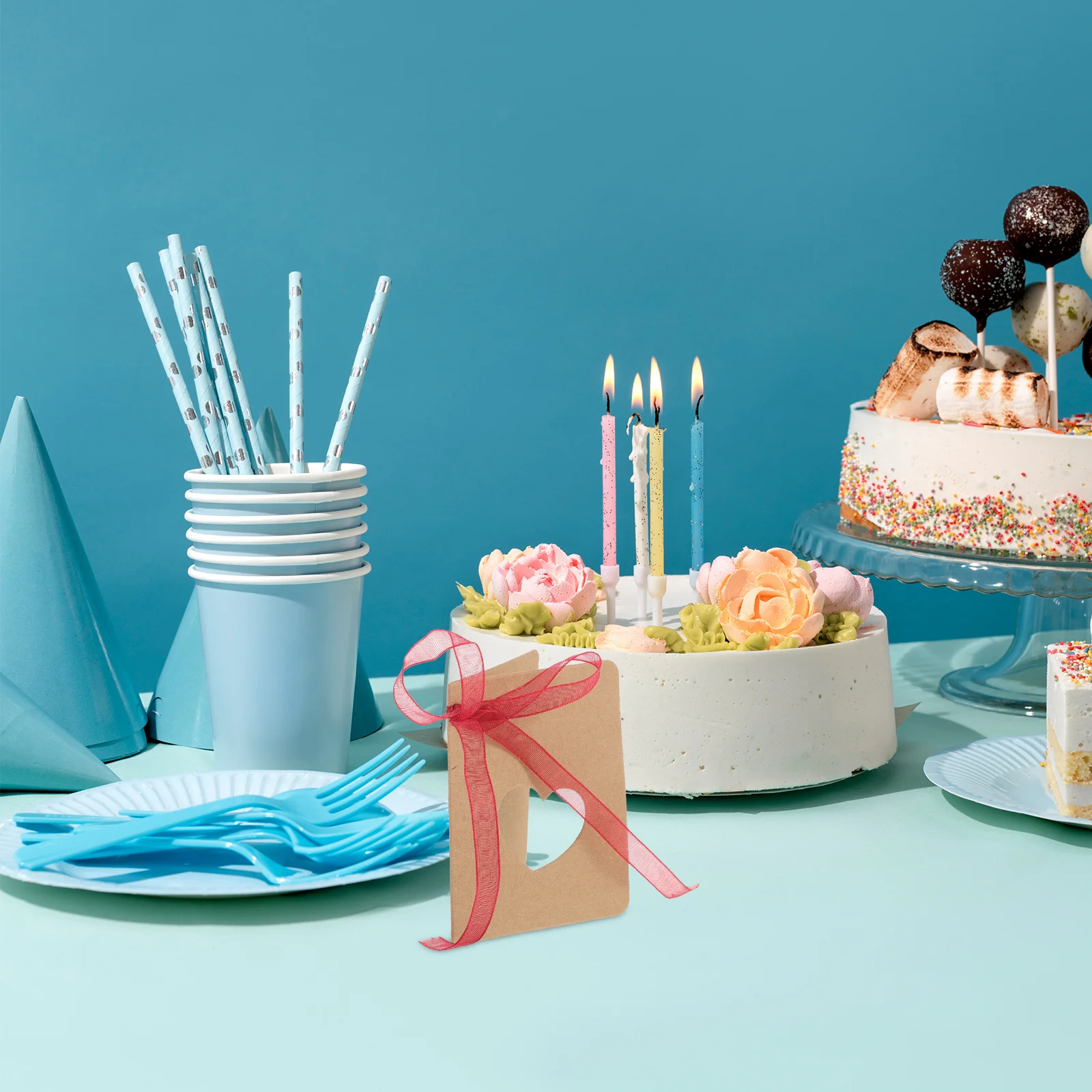 50 قطعة علامات القلب المجوفة ورق الكرافت ملصقات قابلة للكتابة لتزيين حفلات الزفاف وأعياد الميلاد علامات الهدايا بطاقات الأسعار المرجعية الحرف اليدوية #2