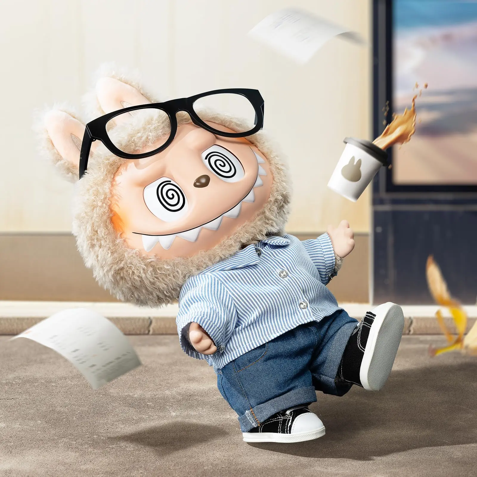 

100% Authentic POP MART THE MONSTERS- FLIP WITH ME 40cm Labubu Doll 1pc