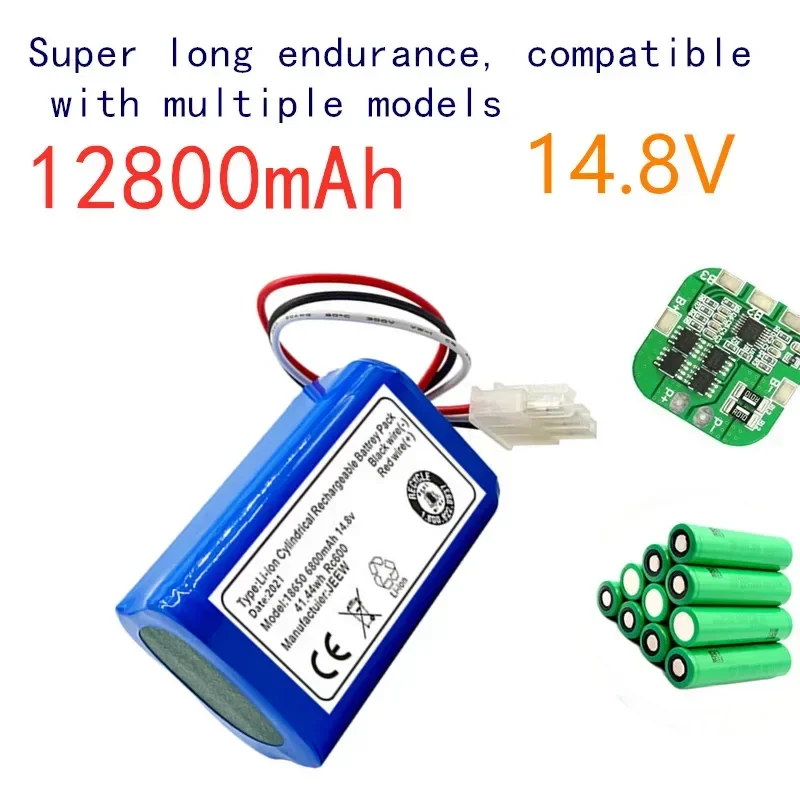 14,8V 12800Mah Neue Batterie Für Iclebo Arte YCR-M05 Pop YCR-M05-P Smart YCR-M04-1  YCR-M05-10 YCR-M05-30 YCR-M05-50 Li-Ion