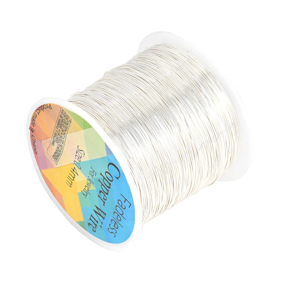 100M/roll Copper Wire 0.3/0.4/0.5mm Beading Cord DIY For Jewelry Making Accessories