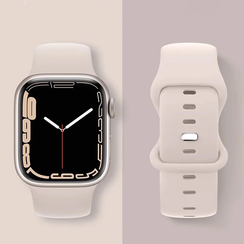 Sport Strap For Apple Watch Bands 45mm 44mm 41mm 40mm 42mm 46mm ultra 2 49mm bracelet correa iWatch series 10 7 8 9 4 3 5 6 se