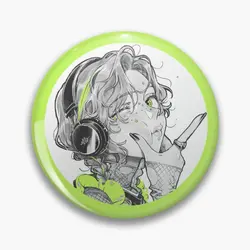 The Guy She Was Interested In Was Not A G  Soft Button Pin Cartoon Women Decor Cute Gift Clothes Badge Lapel Pin Hat Collar