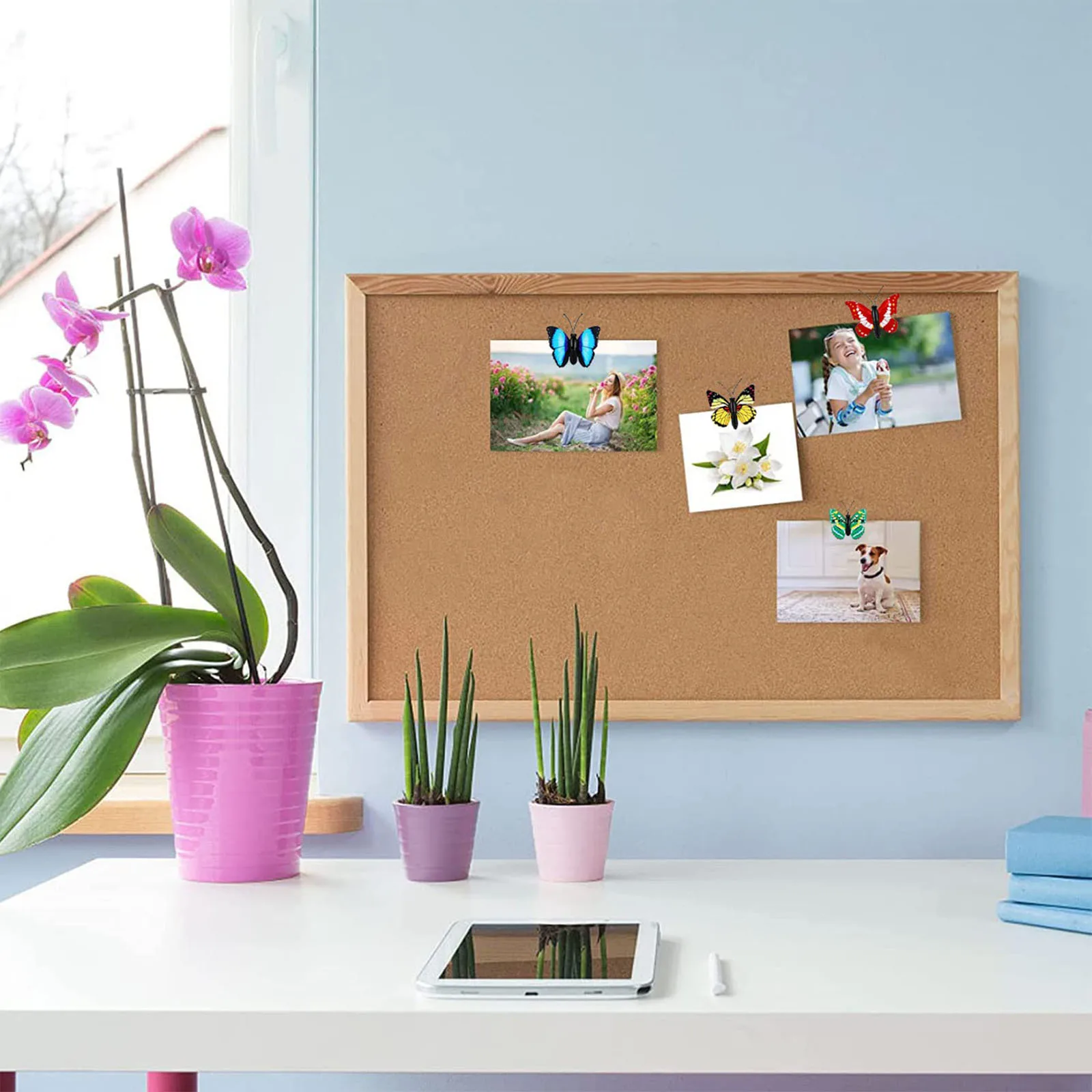 

30 шт., канцелярская кнопка в форме бабочки, фотостена, изысканная красочная канцелярская кнопка в форме бабочки, реалистичная декоративная канцелярская кнопка в форме бабочки