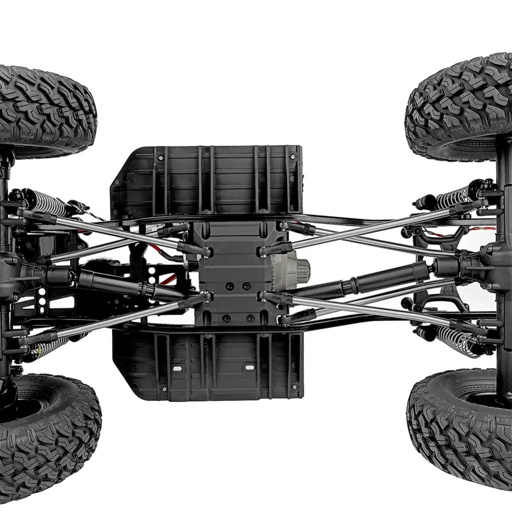 110 RC 車両用ステンレススチール製プルロッド、SCX10 II AX90046 互換モデル向けに設計、改良されたサスペンションを備えています