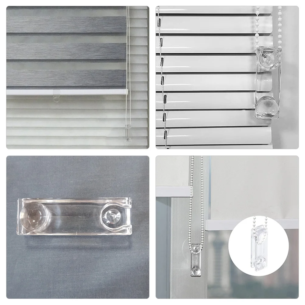 

5pcs Plastic Vertical Window Curtain Handle Light Weight Easy Install Blind Cord Pull End Roller Blind Repair Parts