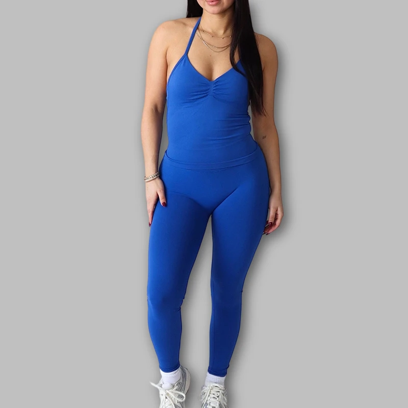NIEUW 2-delig DF impact Gym broek Set DFNNYE Dames Top zonder rugbandjes Seamless leggings Gym pak Fitness kleding Workout set