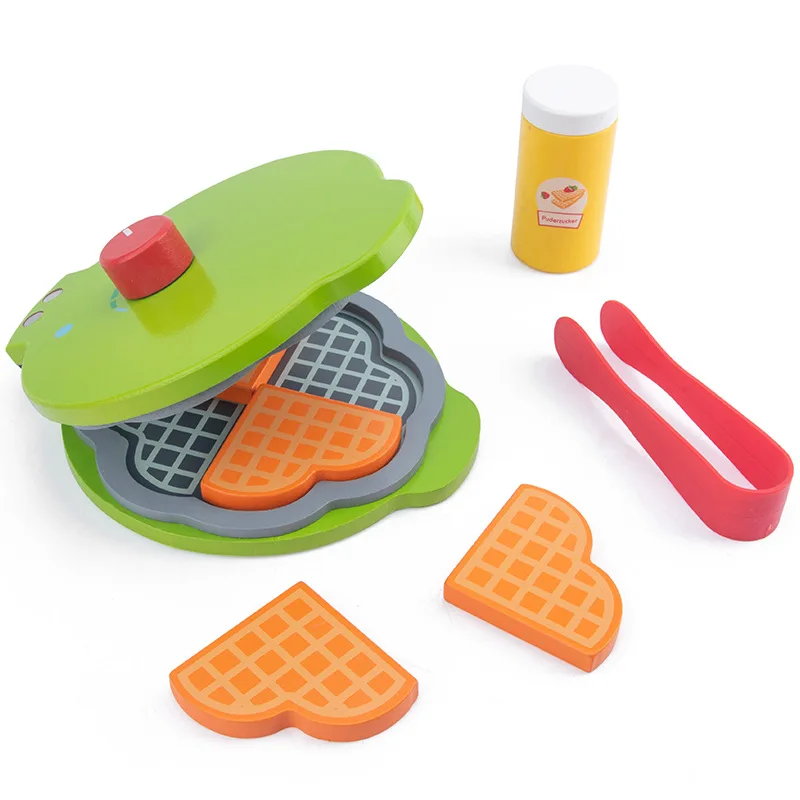 Ensemble de jouets de cuisine en bois pour enfants, bricolage, simulation de jeu, modèle, machine à café, cadeau pour enfants, filles