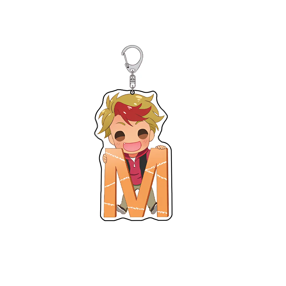 Yuri!!! on Ice 6cm Acrylic Keychain Yuuri Katsuki and Yuri Plisetsky Cute Q Chibi Figure Skating Backpack Pendant Birthday Gift view 5