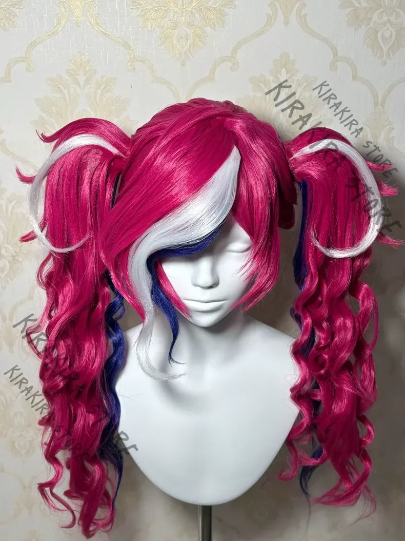 Hazbin Hotel Velvette Styling Hairpiece Periwig Cosplay Costumes Anime Expo Toupee Ornaments Wig Comic-con Hallowmas Gifts