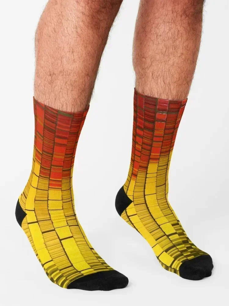 Smooth Fire and Ice Socks colored soccer anti-slip gifts basketball Women Socks Men's