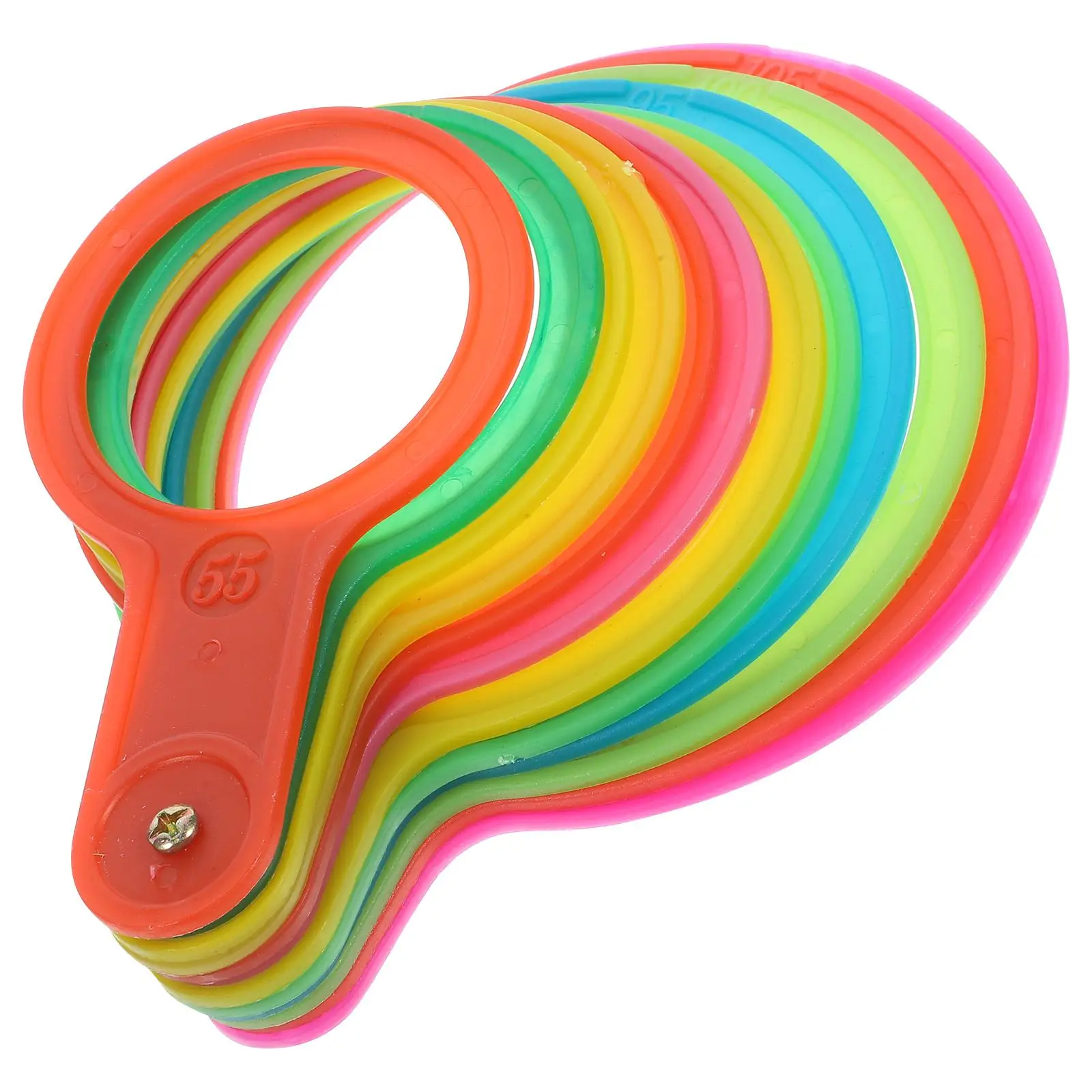 

Fruit Measuring Plastic Hoops Diameter Gauge for Peaches Citrus Fruits Grading Tool Farm Market Gardening