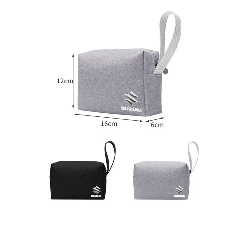 Portable Car Key Case Driver License Holder Credit Card Bag for Suzuki Grand Vitara ALTO Ciaz IGNIS Jimny Samurai Car Accessorie