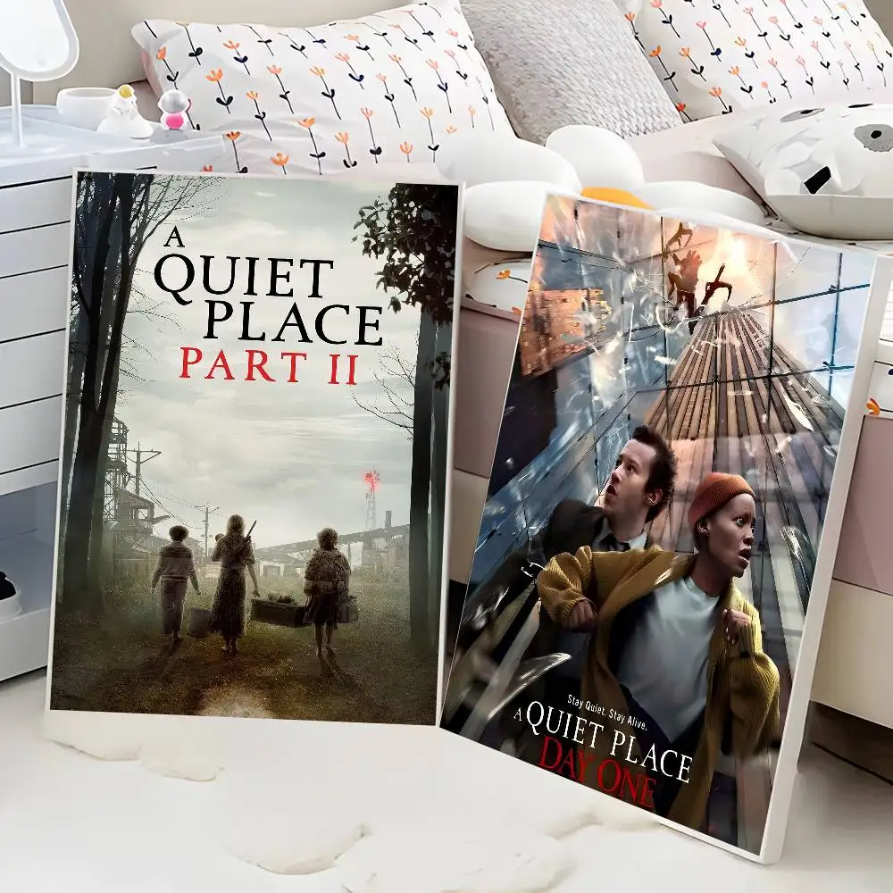 ملصقات كلاسيكية عتيقة من فيلم Q-Quiet P-Place عالية الجودة ملصقات جدارية فنية كلاسيكية لتزيين جدران غرفة المنزل