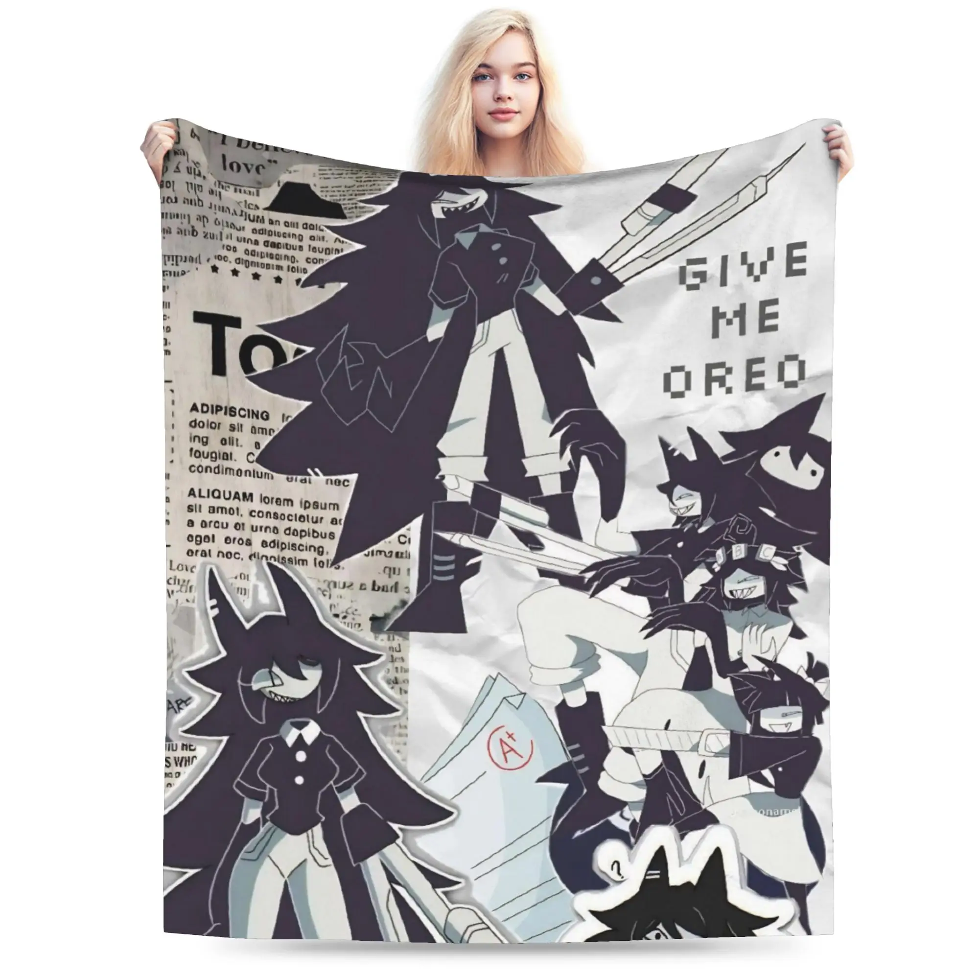FPE Fundamental Paper Education Blanket Super Soft Warm  Throw Blankets for Bed 50x60 Inch Multi-size Bedding Throws