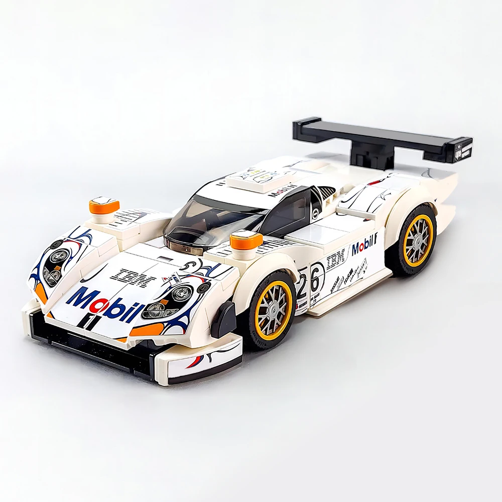 

Гоночная модель MOC 98 третьего поколения, 260 шт., Le Mans, 24 часа скорости, чемпион, строительство, сделай сам, сборные блоки, игрушка, кирпич, праздничные подарки