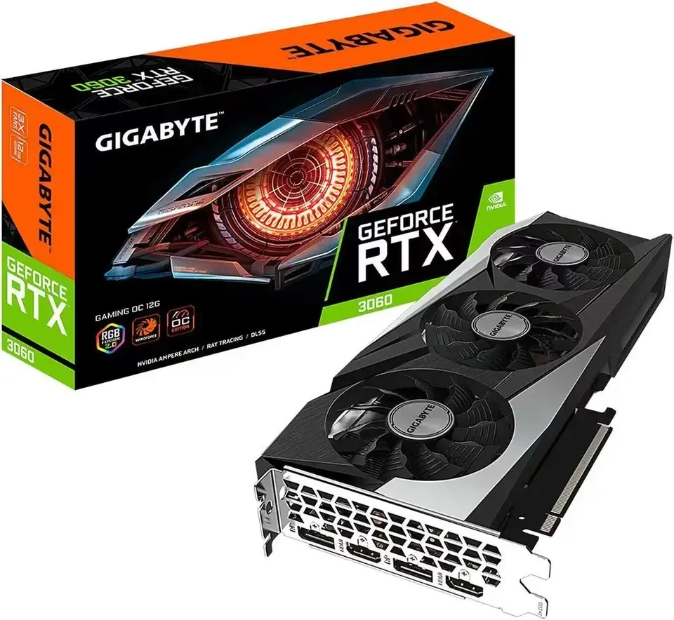 بطاقة رسومات GeForce RTX 3060Ti 8G Gaming 1660 Super rx 580 8GB 4070 rtx 3070 ti gtx 3060 3080 rtx3070 2060 3090 4090 gpu