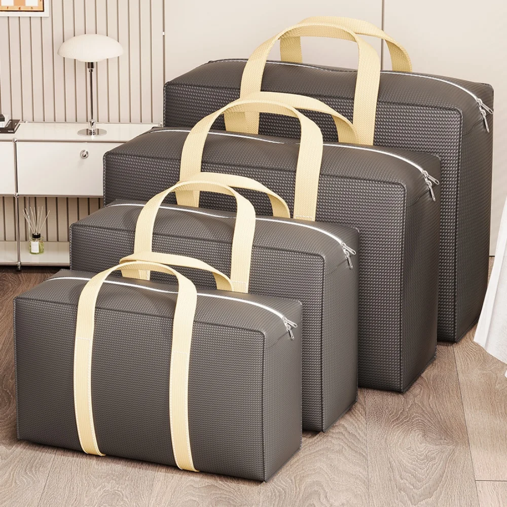 

1pc Travel Storage Packaging Bags Moisture-Proof Large Capacity Thick Non-Woven Fabric for Transport of Clothes And Gear