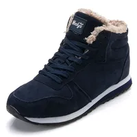 Couple Winter Shoes Fur Shoes for Men Boots Men's Winter Boots Ankle Boots for Men Snow Casual Shoes Mens Footwear Fur Sneakers