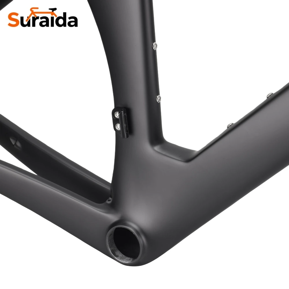 Suraida 2026 T1100 ألياف الكربون UD مكبح قرصي TT دراجة سباق الإطار الرجل الحديدي الترياتلون إطار الكربون TT المقود شوكة نموذج جديد #5