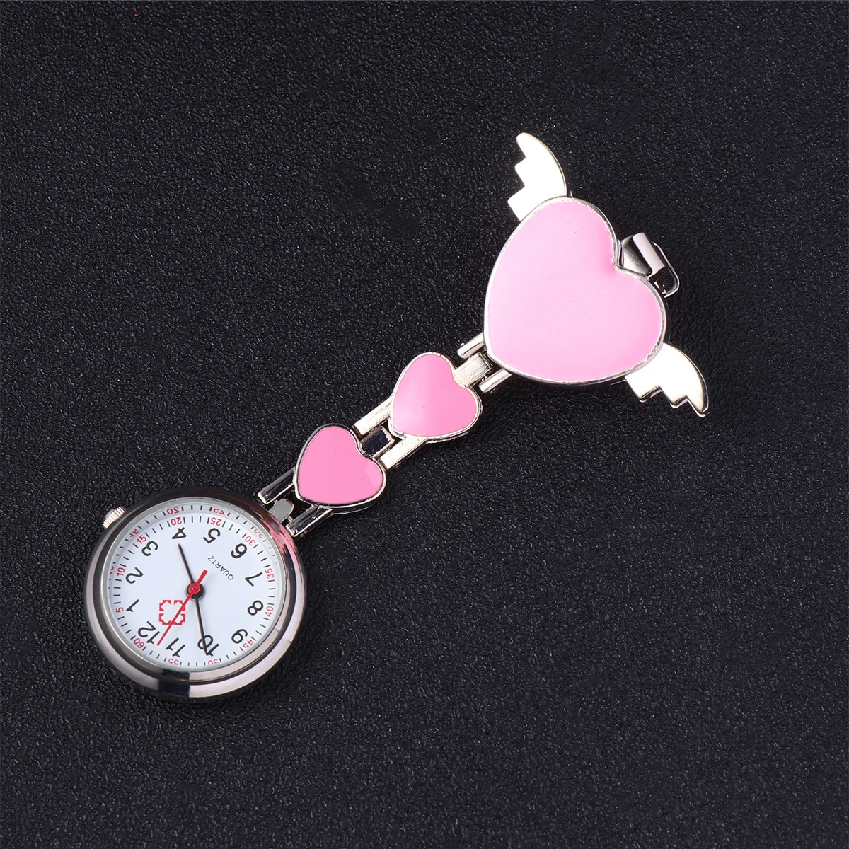 Creative Nurse Hanging Watch Doctor Hanging Watch Fashion Hanging Watch Doctor Pocket Watch for Decor Use (Pink)