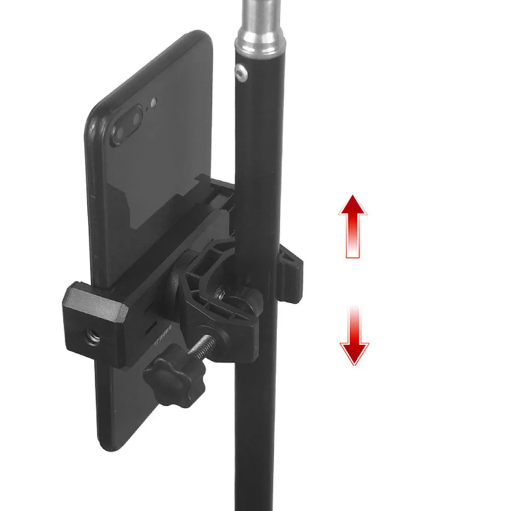 

Practical Universal Microphone Mic Stand For Phones Music Holder 1/4′′Screws Phone Holder Mic Stand 1pc 25MM Tube Diameter