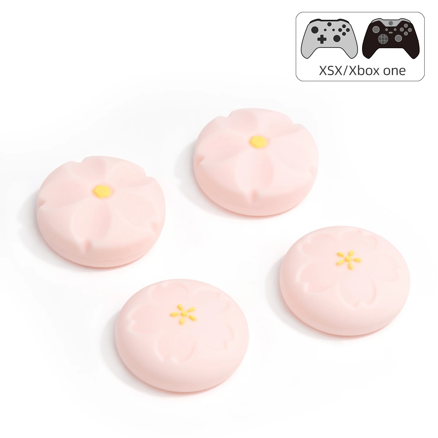 Geekshare 2 para silikonowa miękka uchwyt na kciuki osłona joysticka do kontroler do Xbox One wymiennego etui z kciukiem