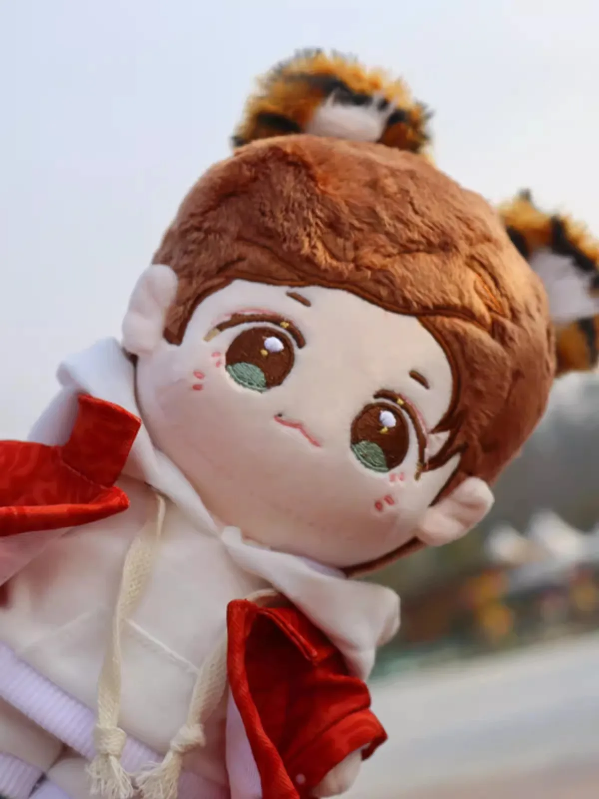 Original Kpop Star JungKook Tiger 20cm Doll Toy Body Plushie Stuffed Clothes Suit Cosplay Kids Gift Cute