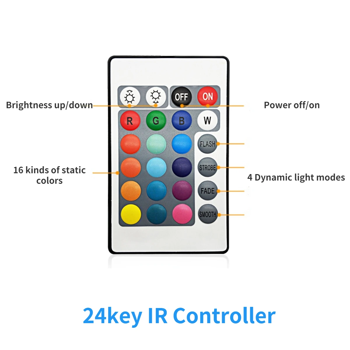 Controller CozyLife DC5V-24V 4pin RGB + CW + WW con supporto remoto IR a 24 tasti controllo APP Bluetooth temporizzazione controllo vocale tramite Alexa