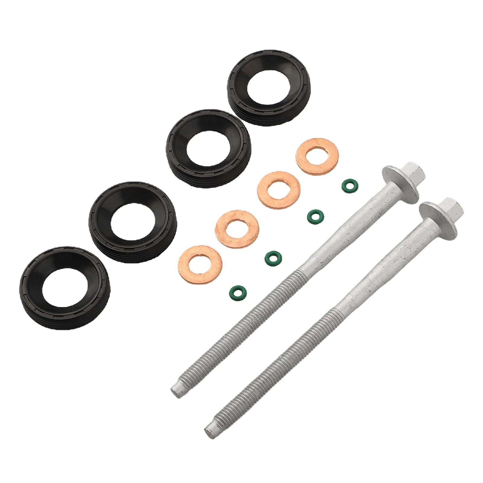 Diesel Injector Seal Injector Seals Kit Direct Replacement High Temperature Resistant Easy Installation Injector Seals For Ford