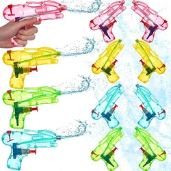 1/2/3/4pcs Children's Water Gun Toys Mini Transparent Squirt WaterGuns Kids Summer Outdoor Fight Beach Pool Game Blaster Toy