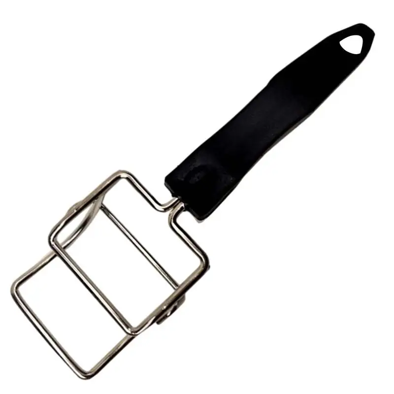 Finger Tongs Metal Air Fryer Tongs Pizza Pan Retriever Tongs Cooking Tongs Air Fryer Tongs Chrome-Plated Kitchen Anti-Scald Tool