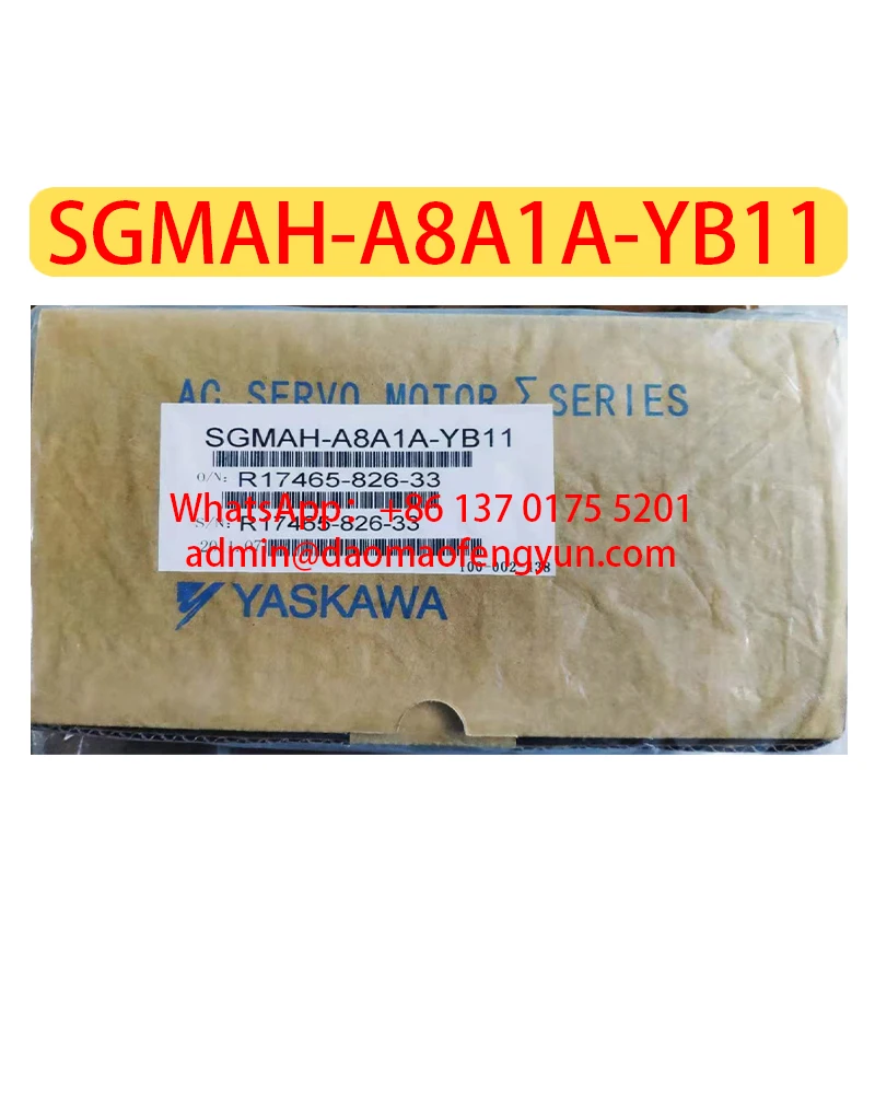 

SGMAH-A8A1A-YB11 Brand New Servo Motor SGMAH A8A1A YB11，Fast shipping