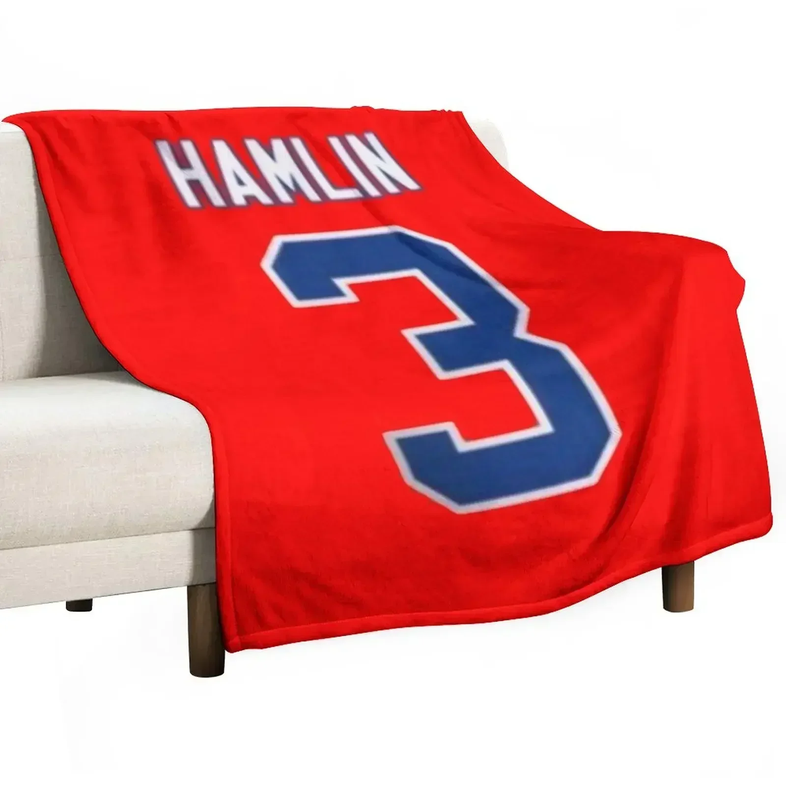 Manta suave y cálida para hombre Damar Hamlin, manta para sofá