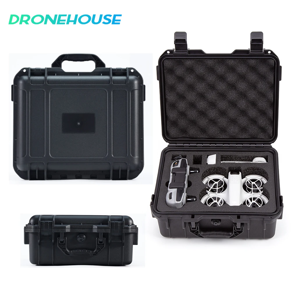 الطائرة بدون طيار مقاومة للانفجار ل DJI RC N3 صندوق أمان مقاوم للماء المحمولة هارد شل حقيبة التخزين لملحقات DJI Neo