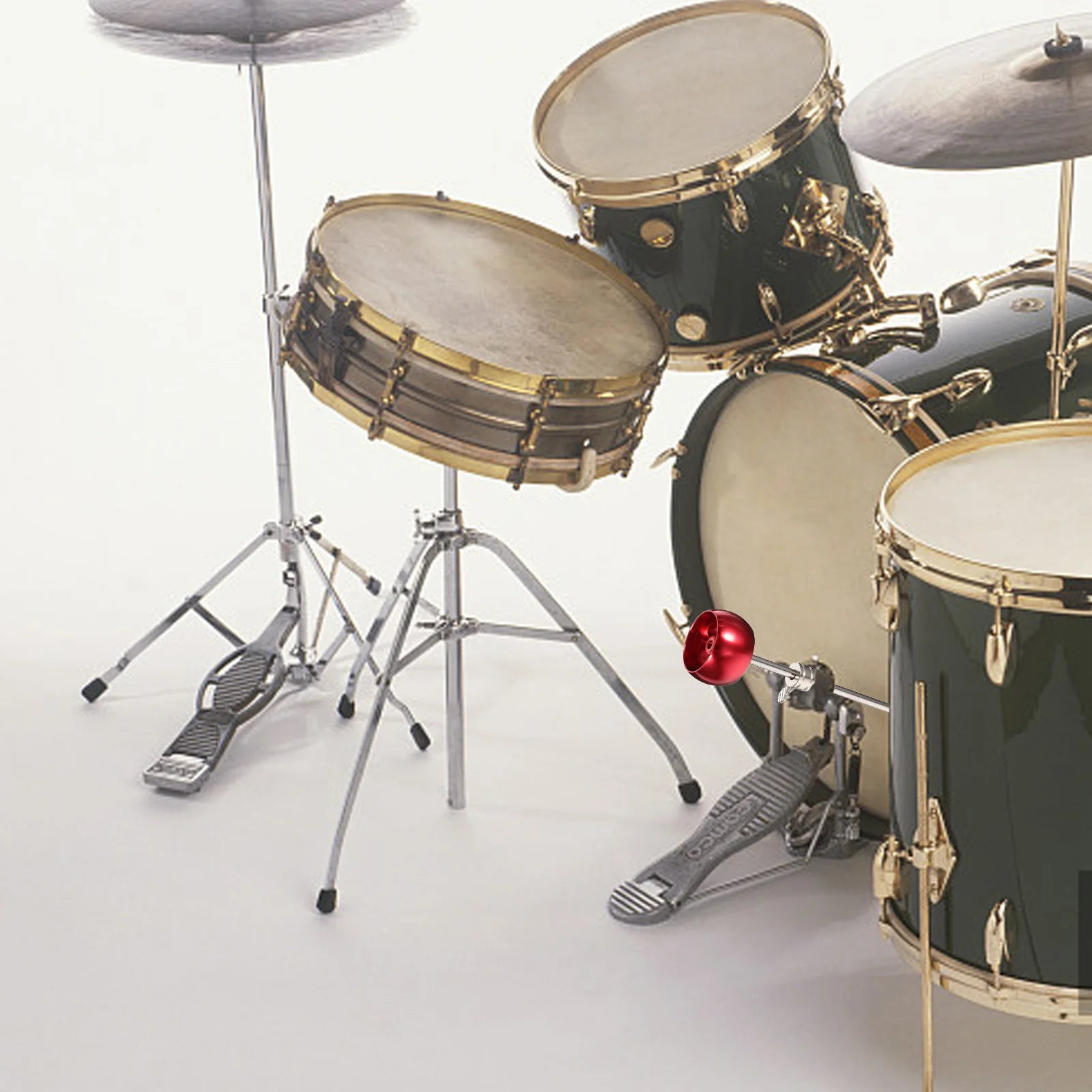 

Adjustable Aluminum Alloy Hammer Head Drum Kit Pedal Beater Classic Design Steel Handle Unique Body Fast Response Perfect Tone