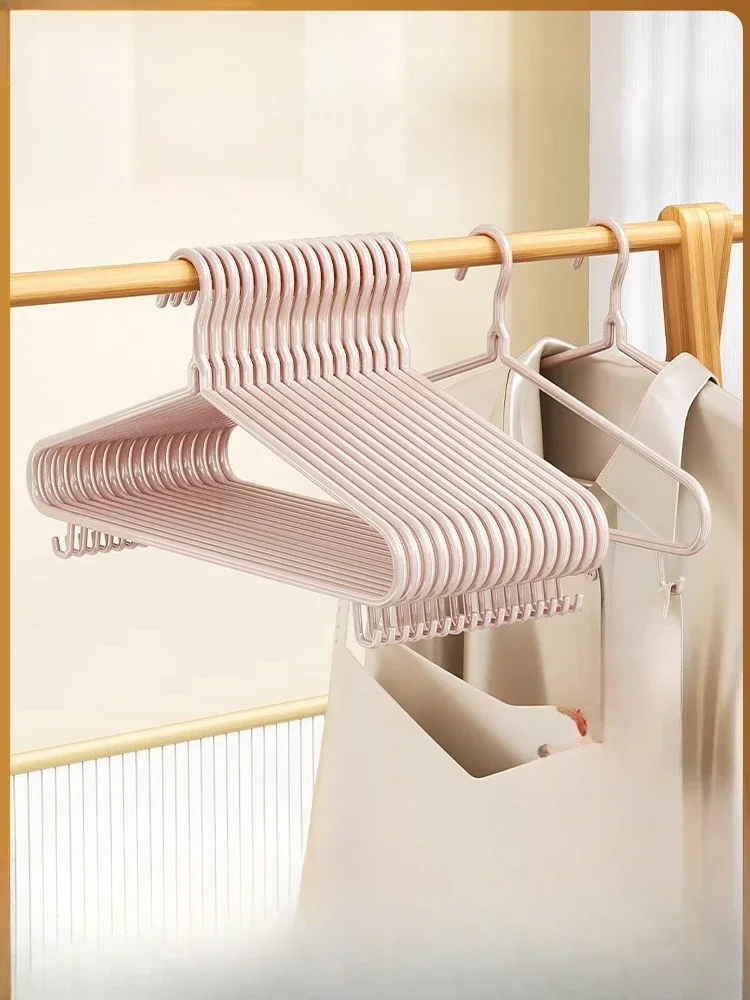 Bold Enlarged Hangers for Household Clothes Hanging Student Dormitories Non Slip Shoulder Corners