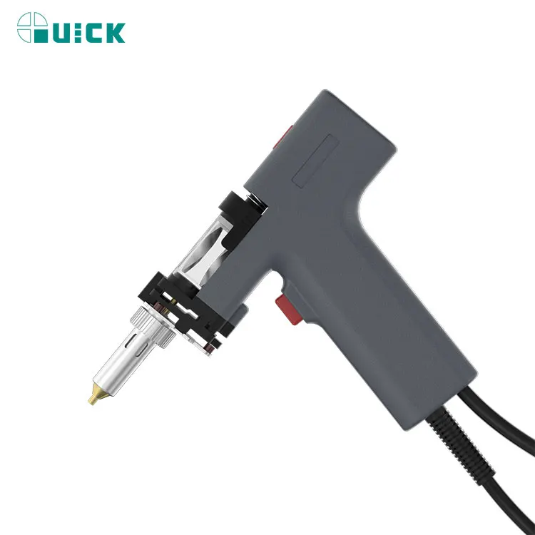 QUICK TV2 Desoldering Tin Suction LCD Built-in Vacuum Pump Diaphragm Type Tin Elimination Device